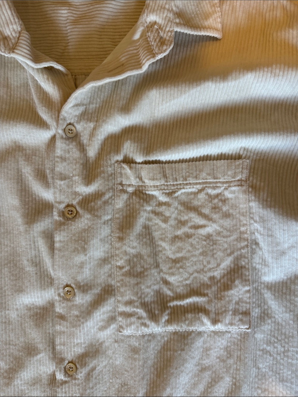 AYR Cream Button Up - Picture 3 of 6